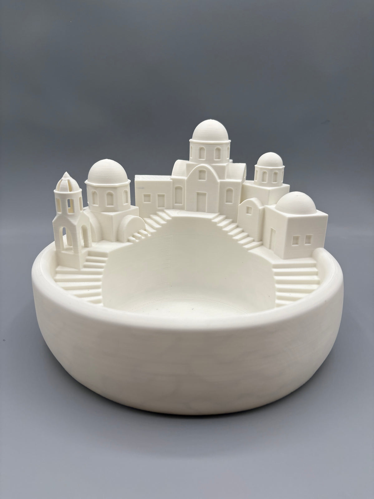 Santorini Greek Village Catchall Bowl
