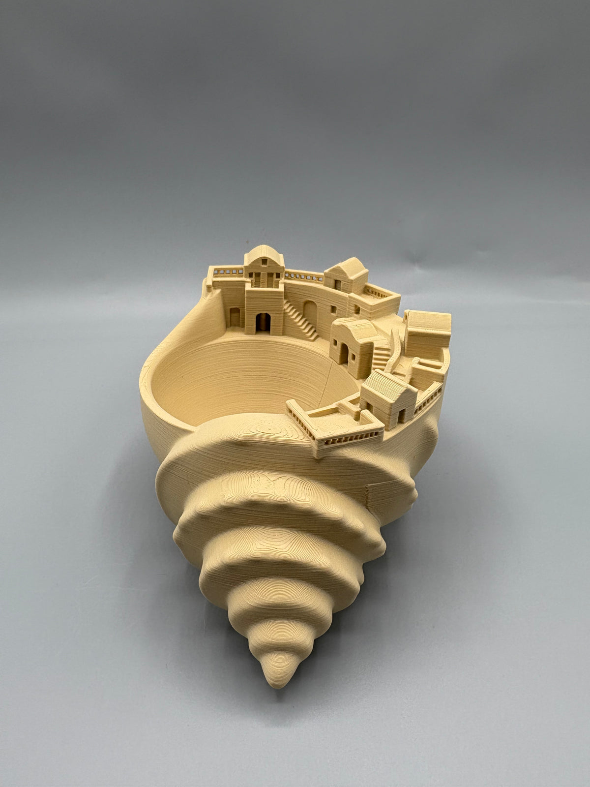 Santorini Village Seashell Catch-All Bowl