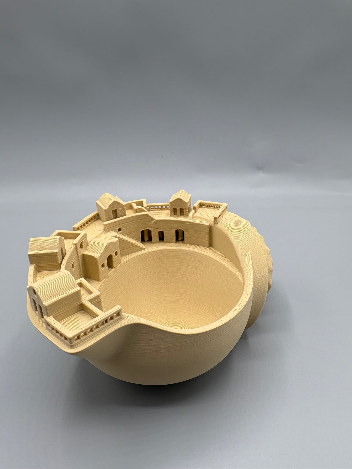 Santorini Village Seashell Catch-All Bowl