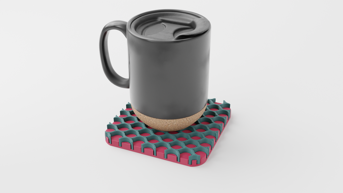 Satisfying Interlocking Coaster Set