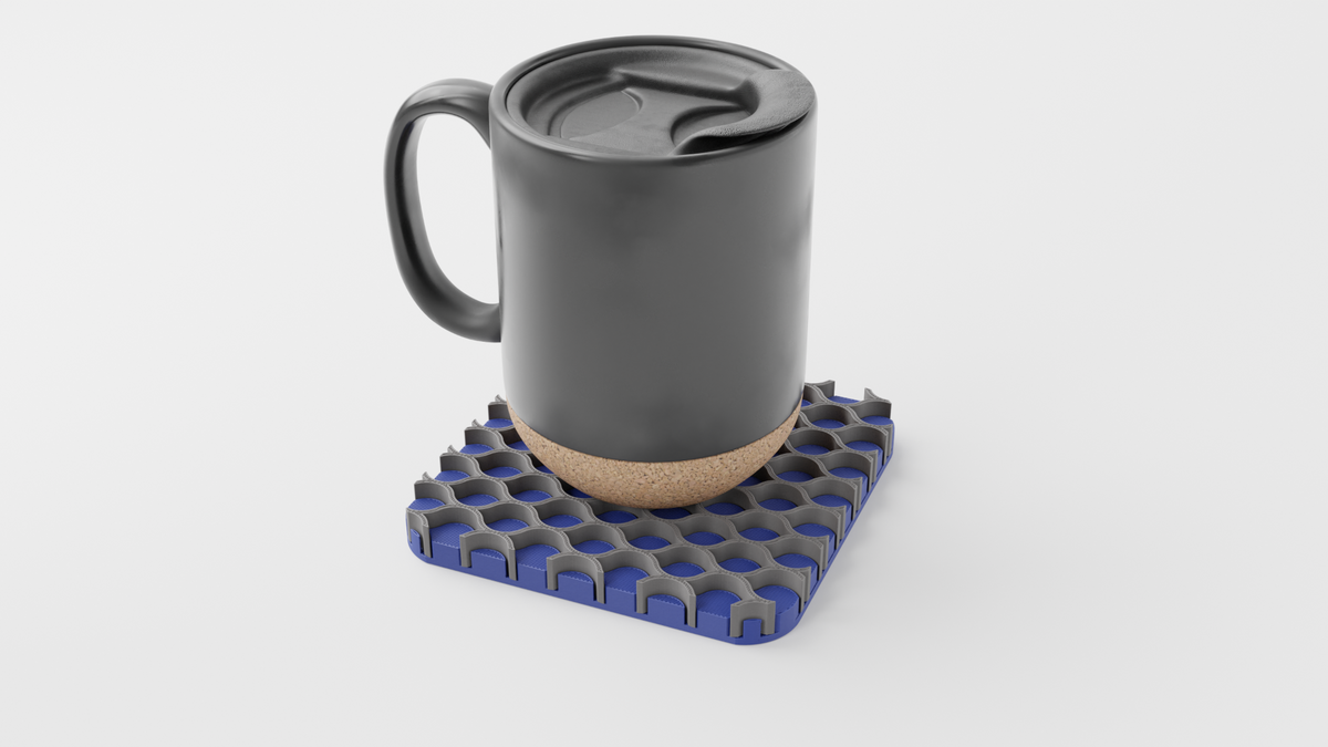 Satisfying Interlocking Coaster Set