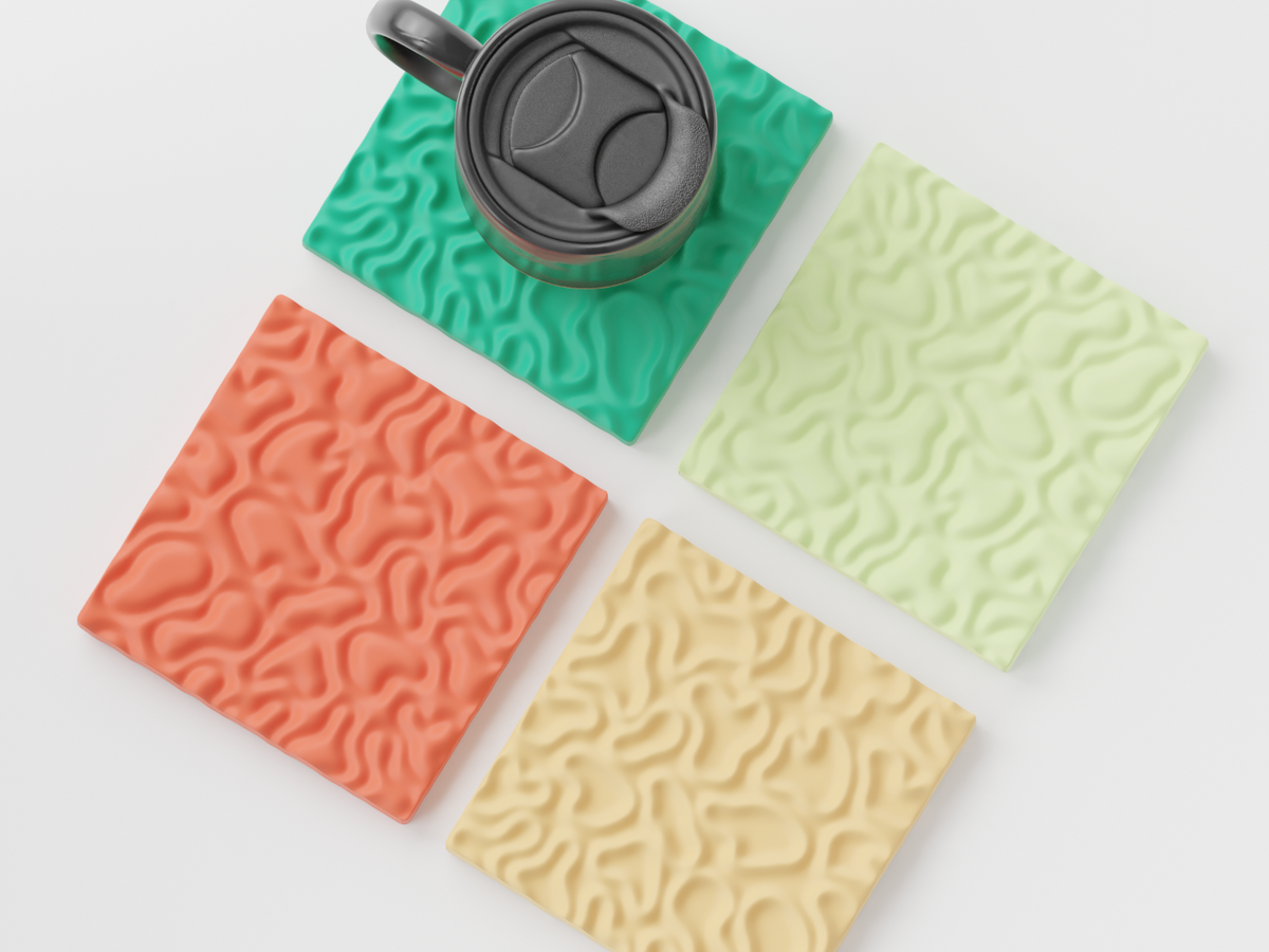 Satisfying Interlocking Drink Coaster