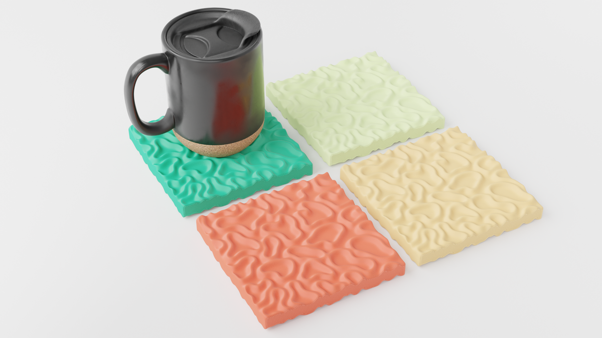 Satisfying Interlocking Drink Coaster