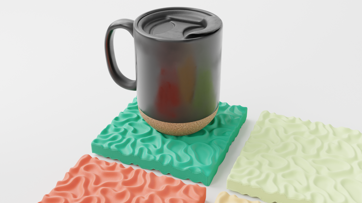 Satisfying Interlocking Drink Coaster