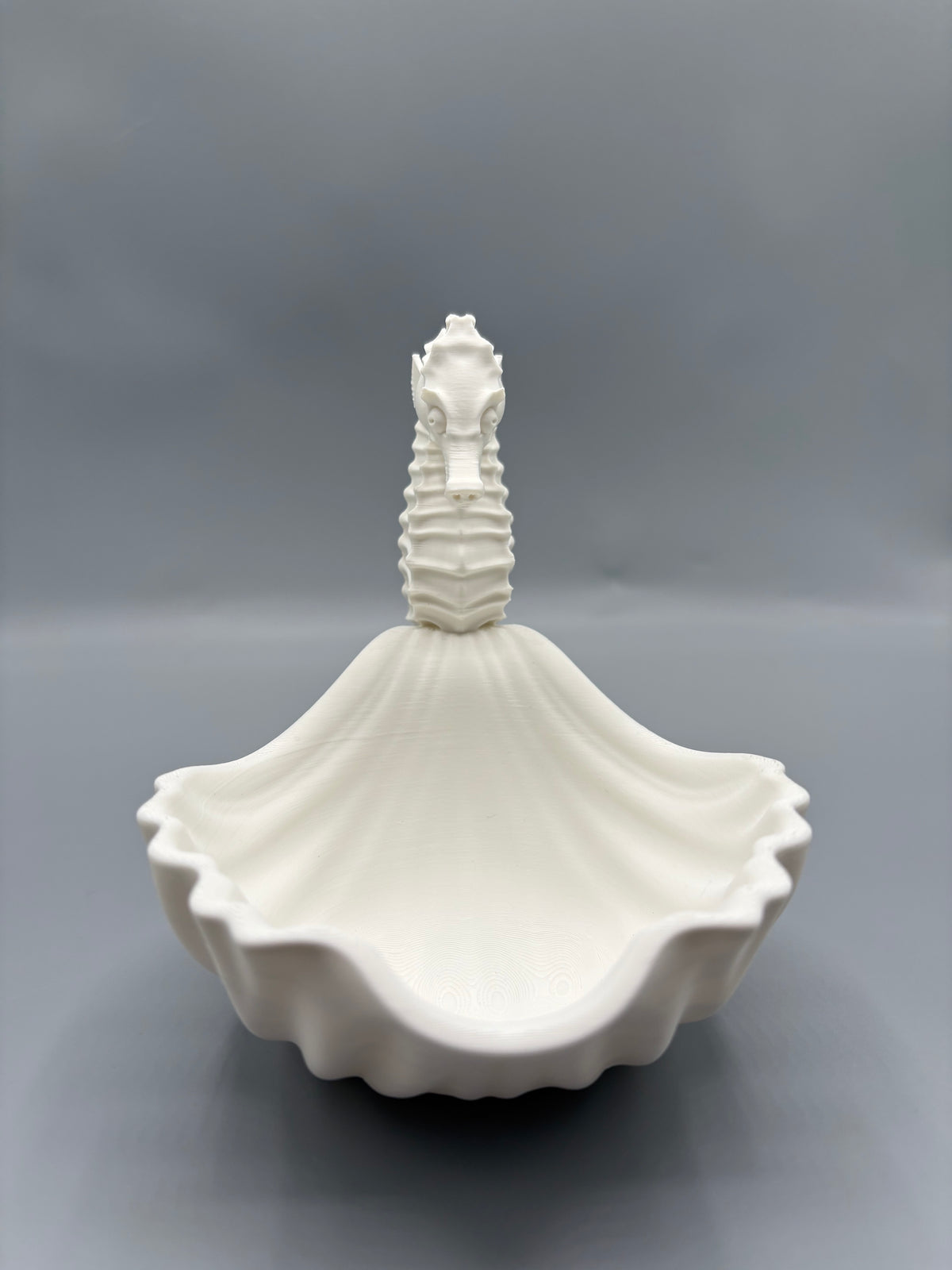 Seahorse Shell Trinket Dish & Jewelry Holder