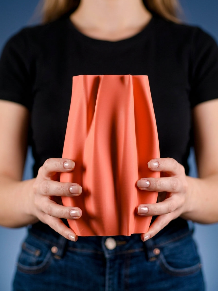 Smooth Organic Flowing Vase