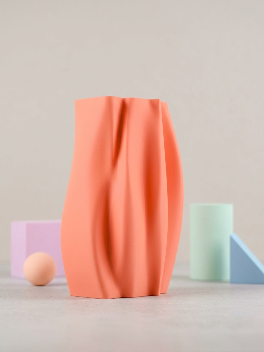 Smooth Organic Flowing Vase