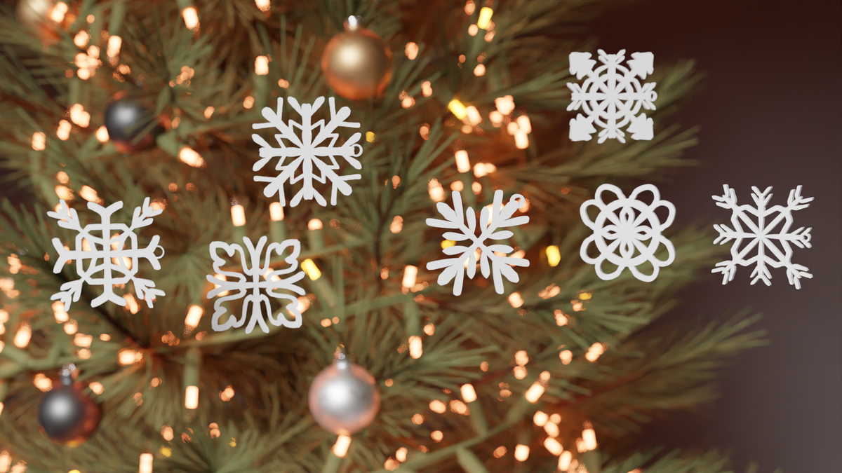 Snowflake Christmas Tree Decoration