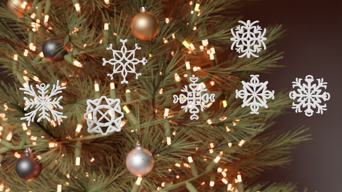 Snowflake Christmas Tree Decoration
