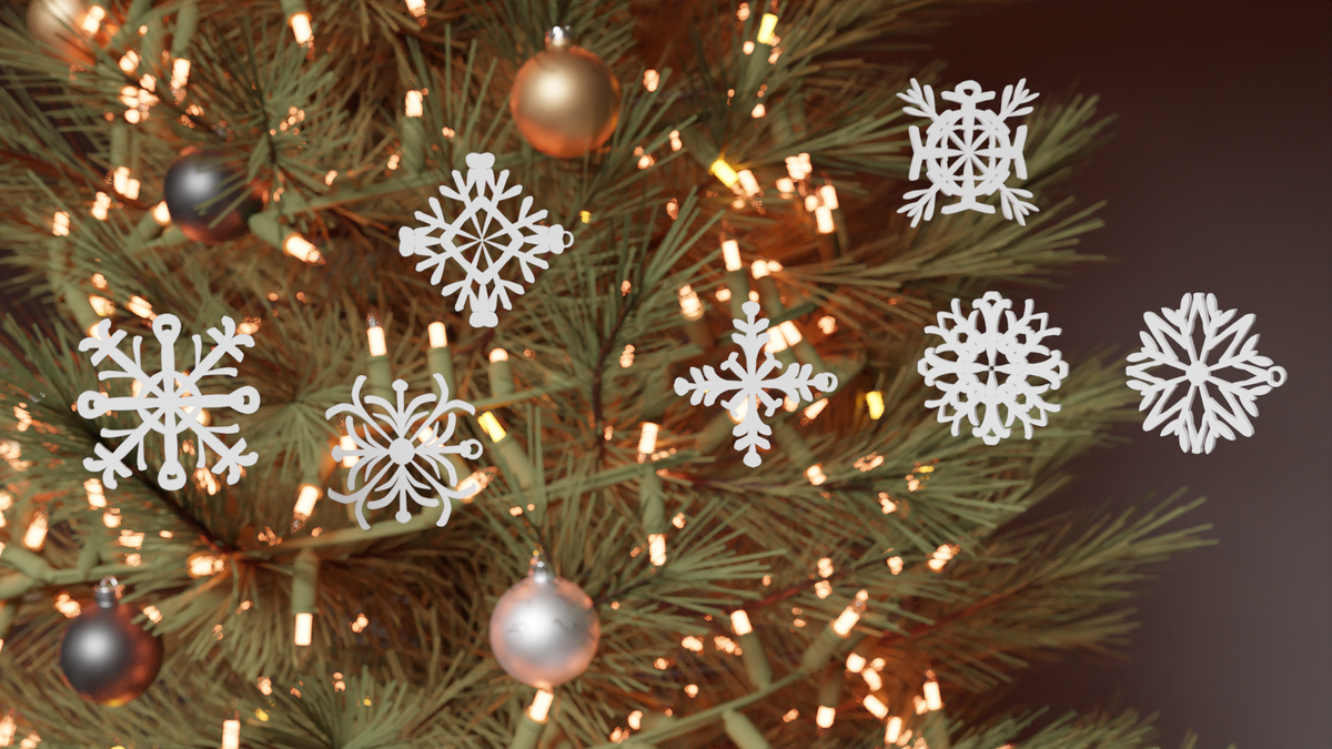 Snowflake Christmas Tree Decoration