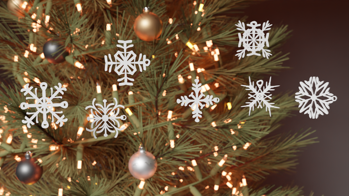Snowflake Christmas Tree Decoration