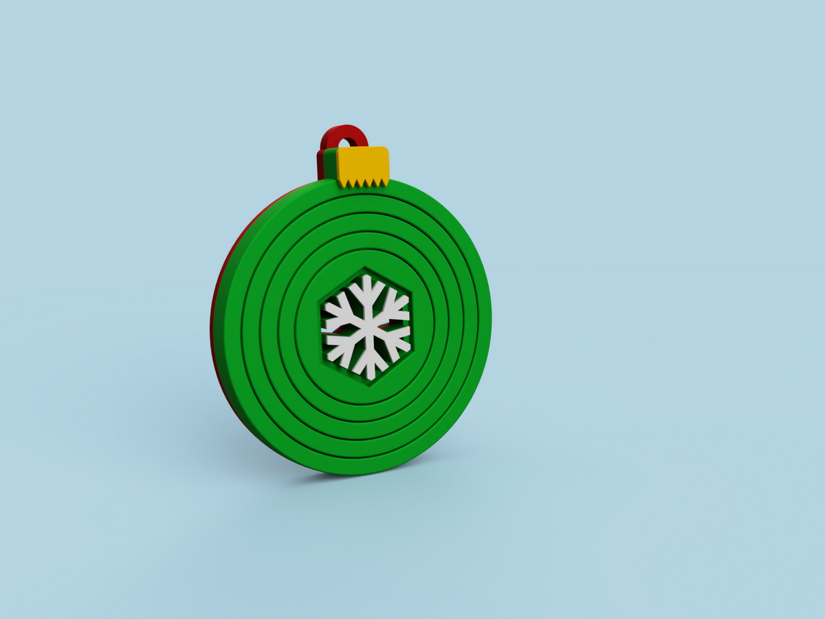 Spinning Snowflake Bauble Ornament