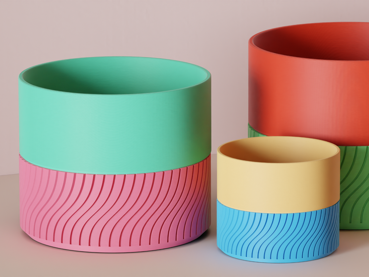 Spiral Plant Pot Vase