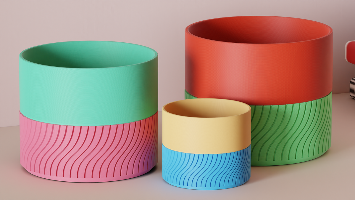 Spiral Plant Pot Vase