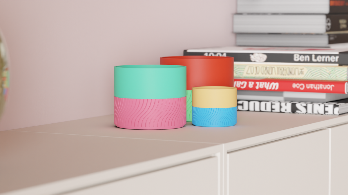 Spiral Plant Pot Vase