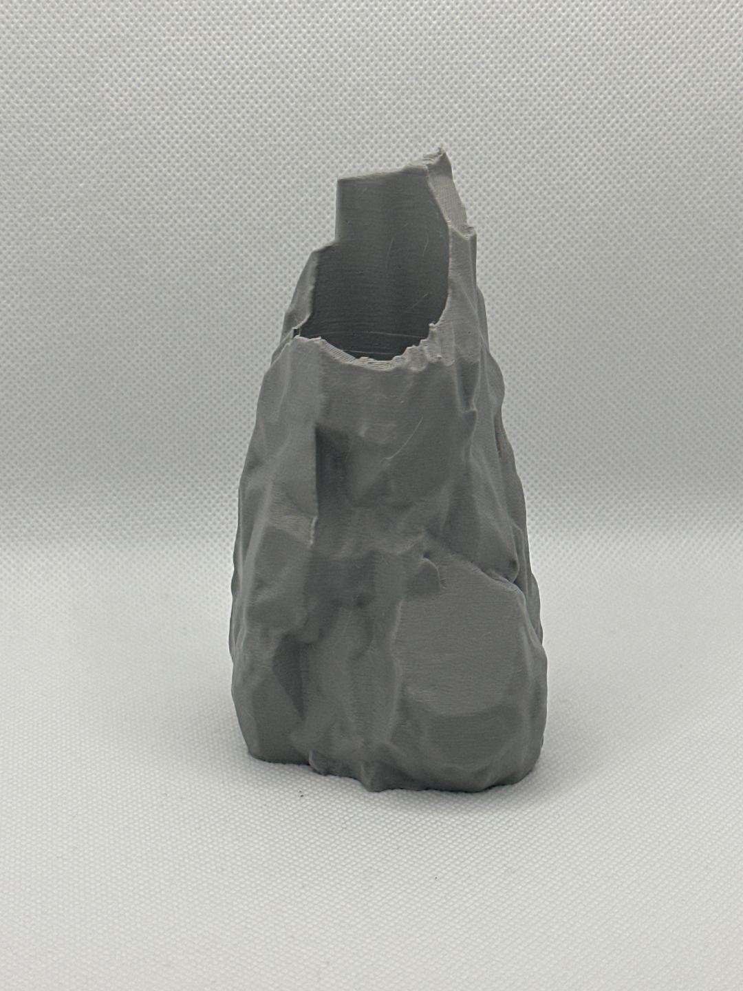 Stone Vase Rugged Rock Style Modern Vase