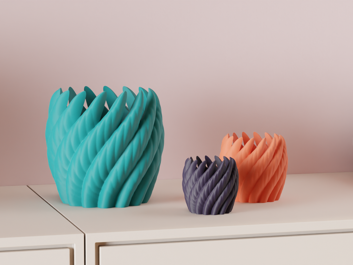 Swirled Rope Planter