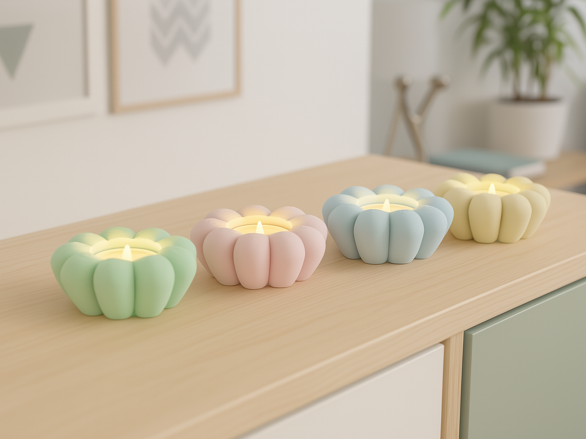 Tealight Holder Modern LED Candle Stand