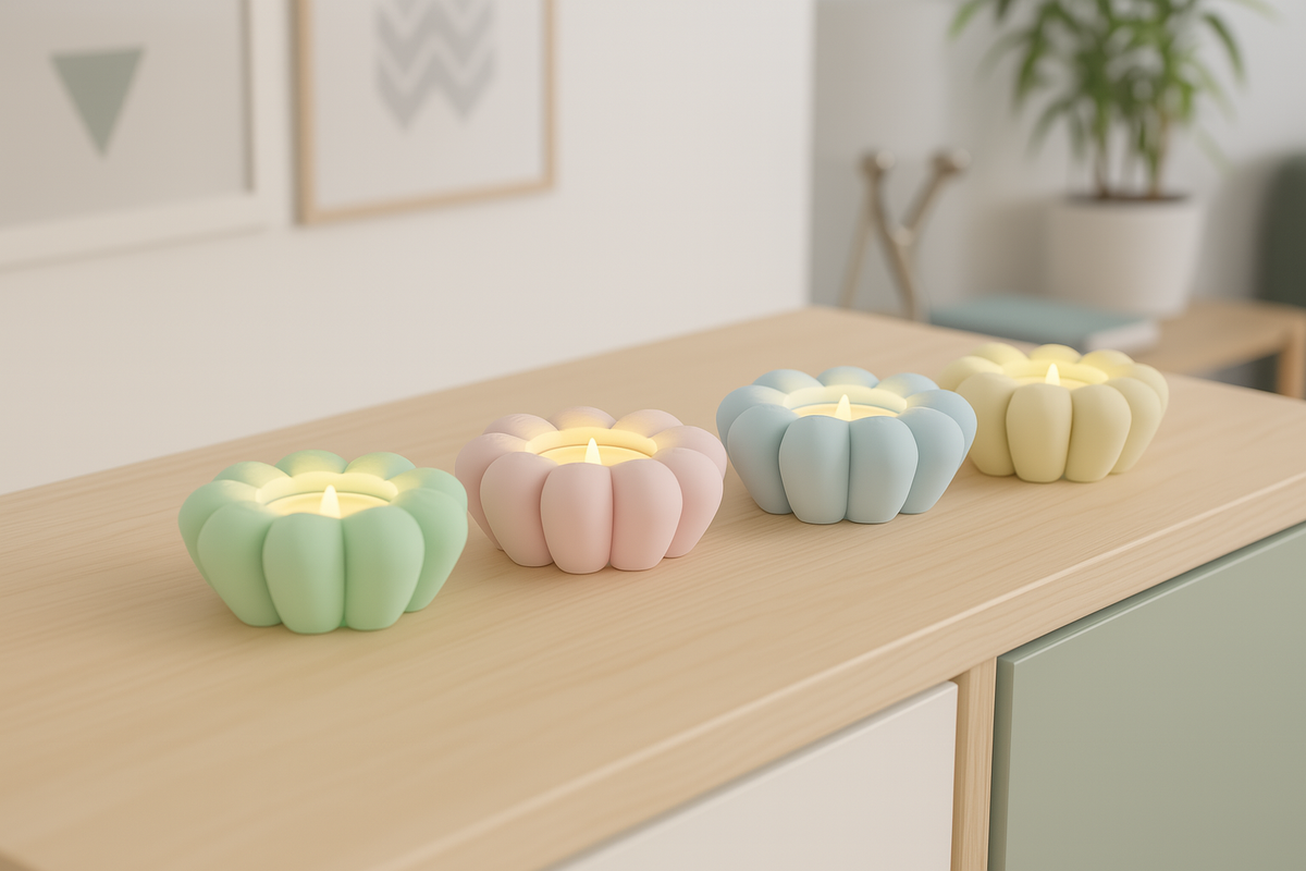 Tealight Holder Modern LED Candle Stand
