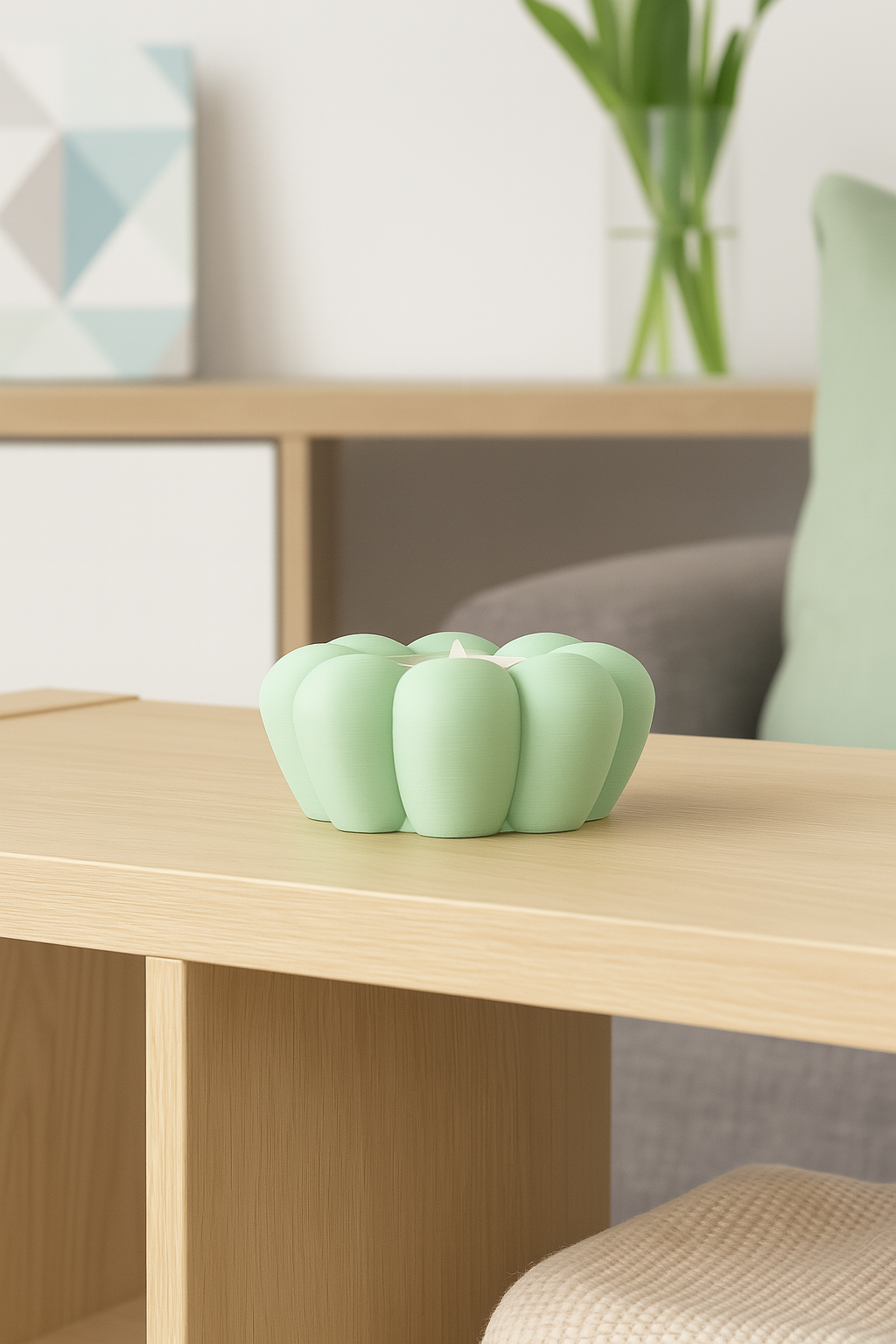 Tealight Holder Modern LED Candle Stand