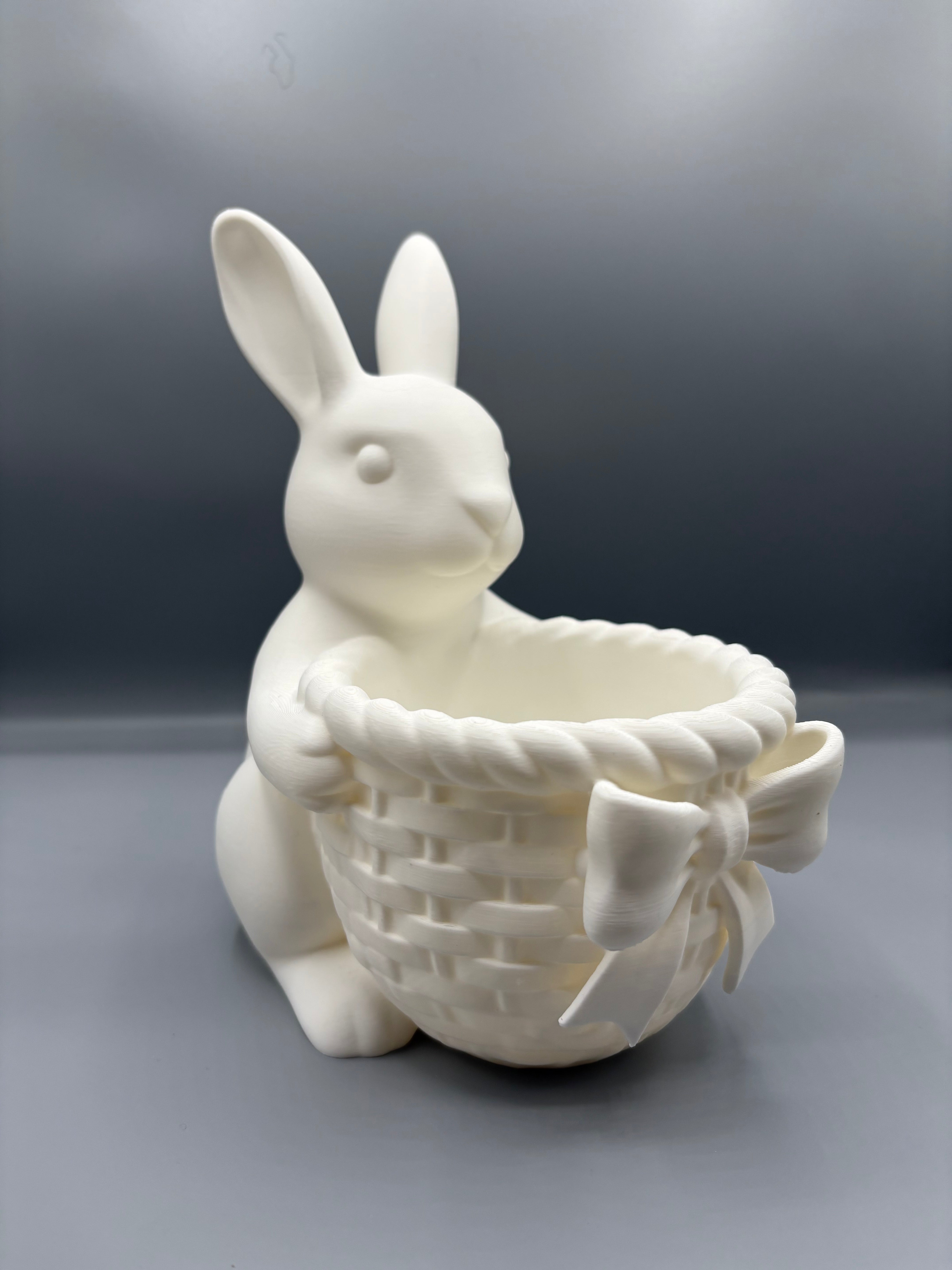 Easter Bunny Basket — Coquette Ribbon Catchall