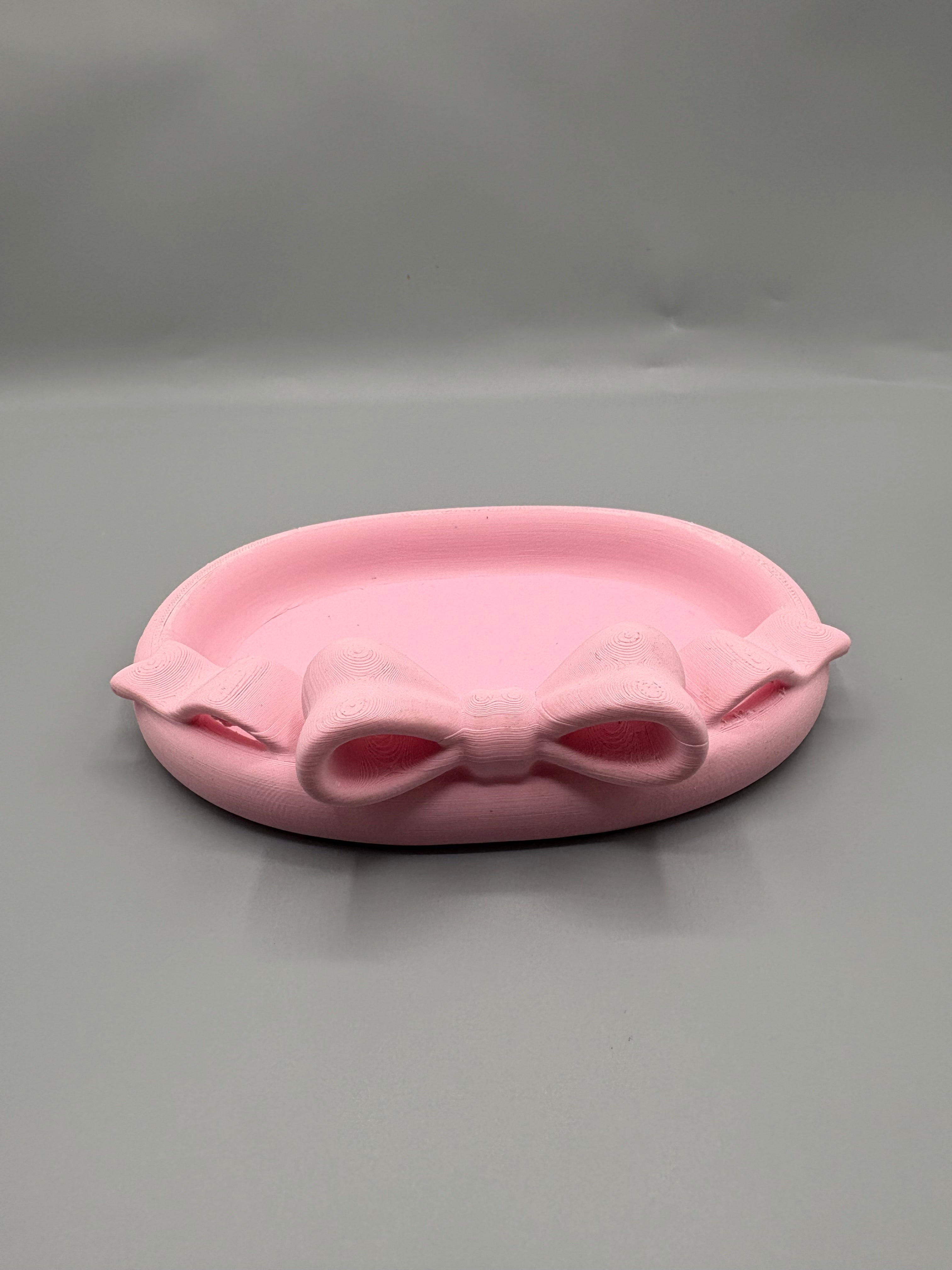 Coquette Bow Jewelry Catchall Vanity Tray