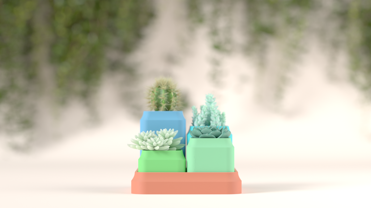 Tiered Succulent Planters with Drainage