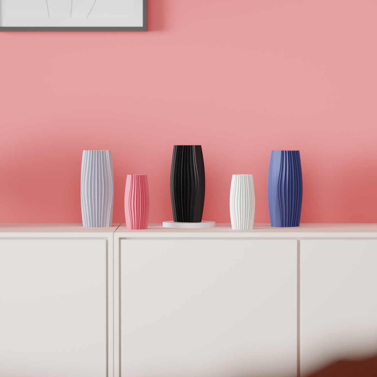 Tri Ripple Vase