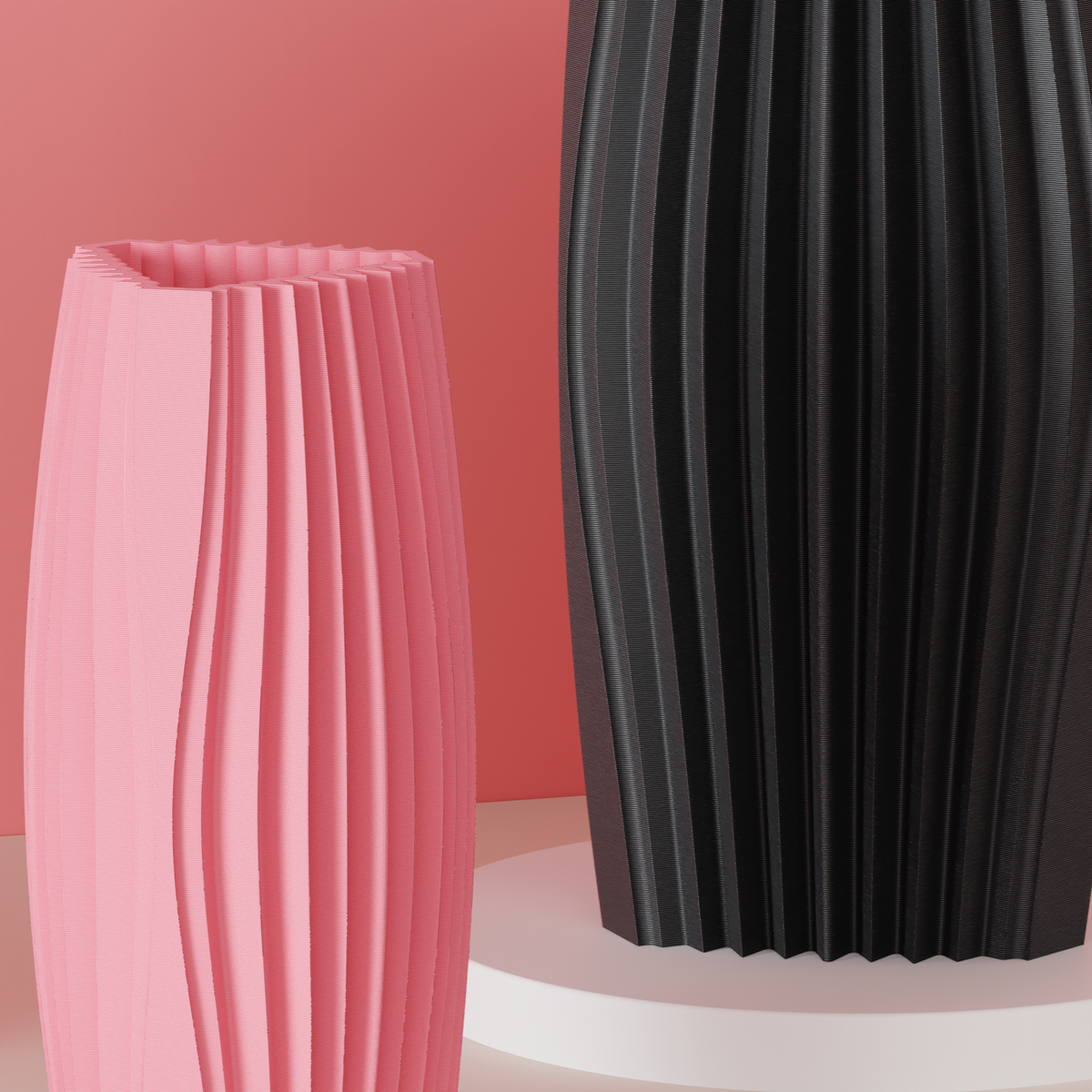 Tri Ripple Vase