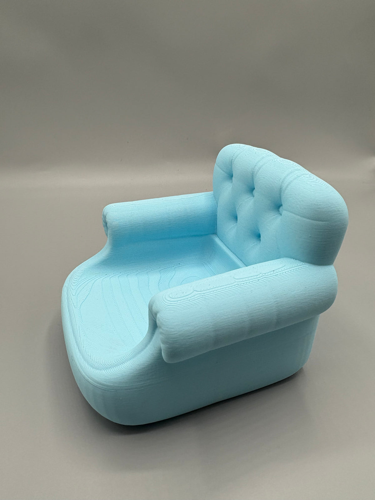 Tufted Armchair Catchall Tray