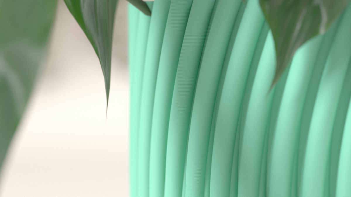 Twisted Pattern Plant Pot
