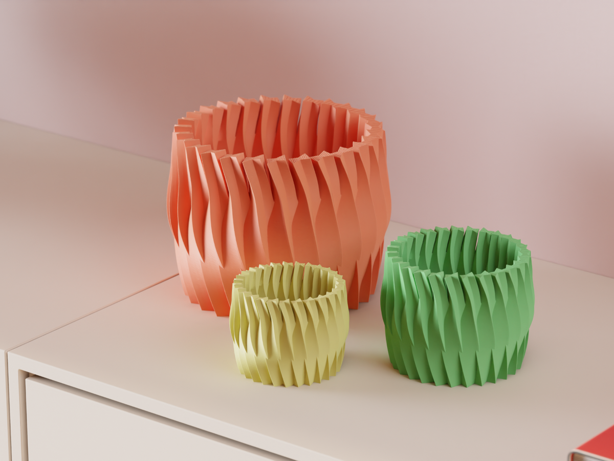 Twisted Plant Pot Modern Design Planter – Small size