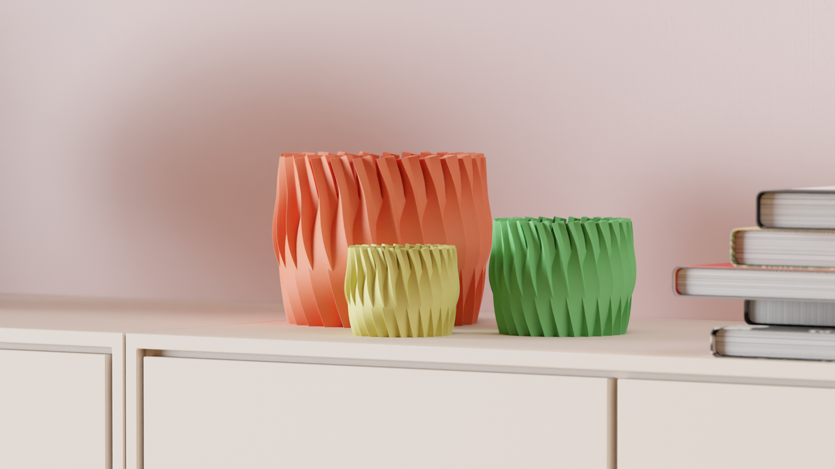 Twisted Plant Pot Modern Design Planter – Small size