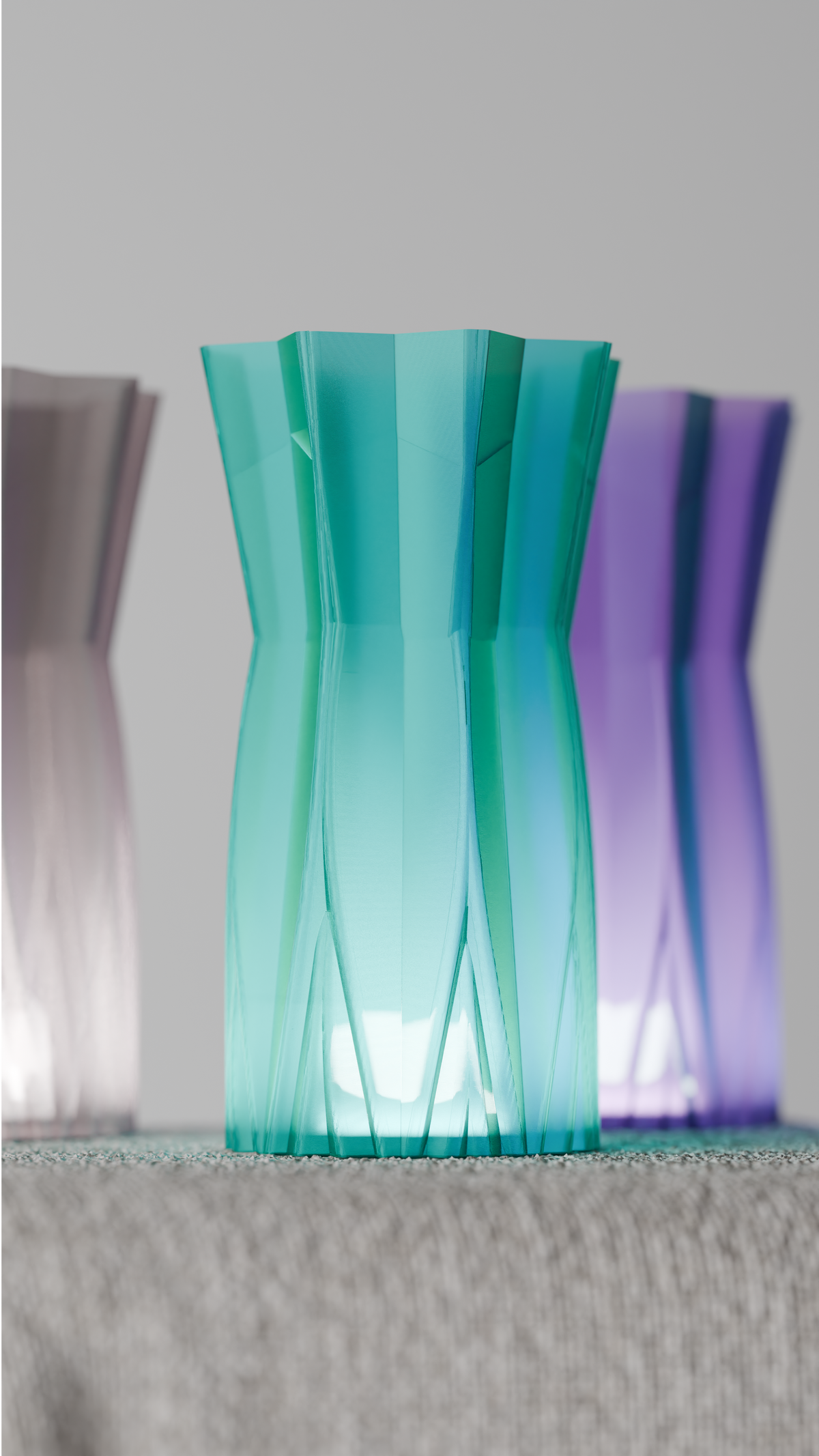 Twisted Wave Wireless Lamp