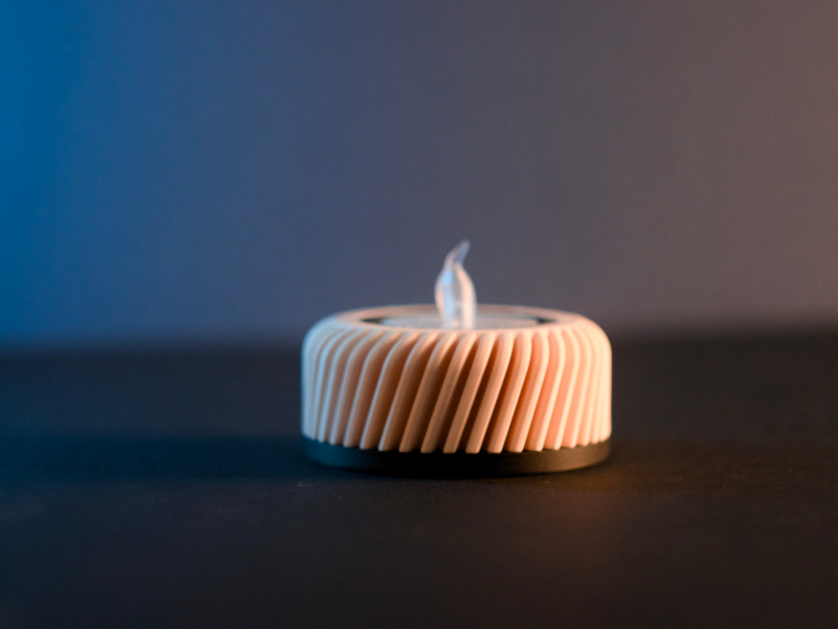 Two Part Modern Tealights for Colour Combinations
