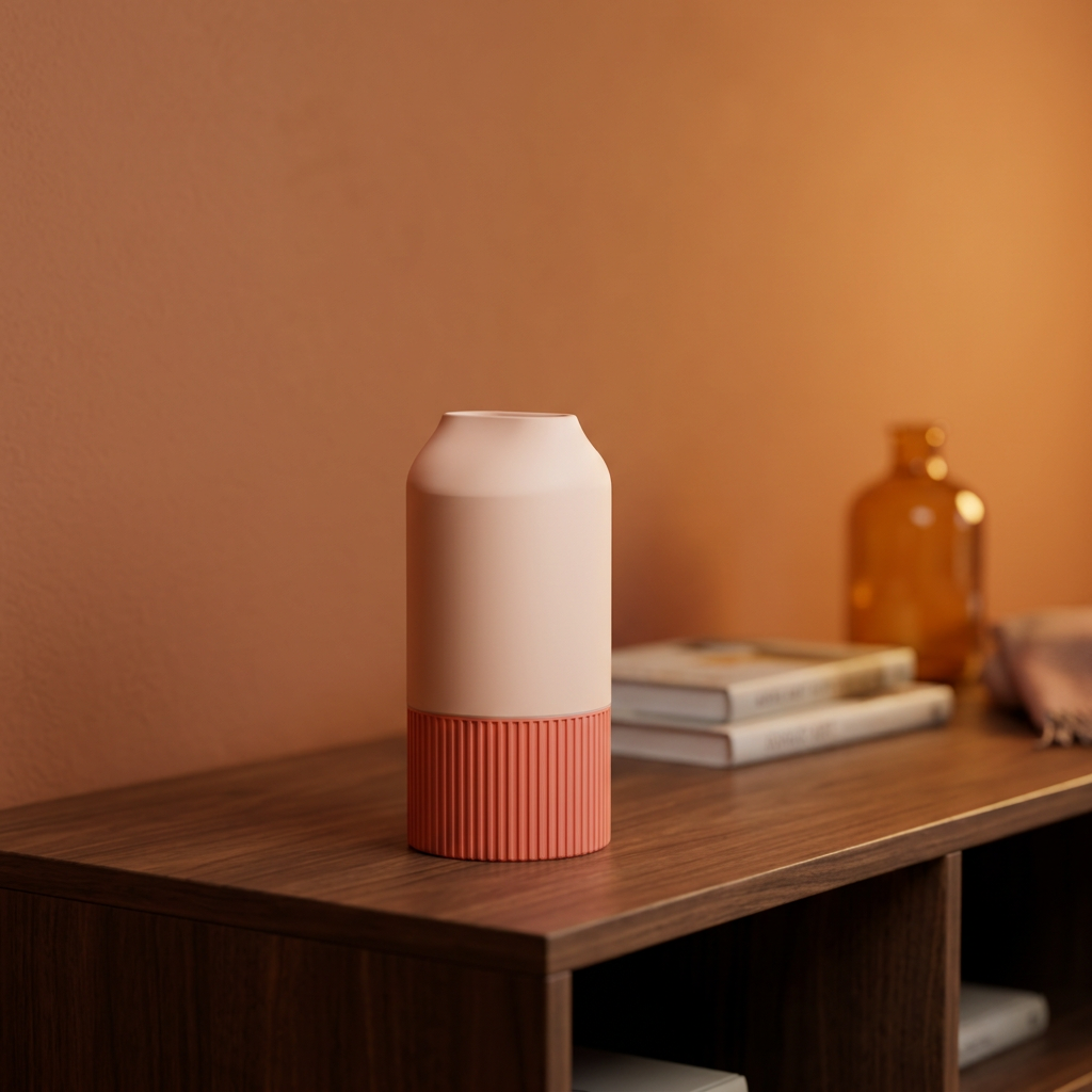 Two Part Smooth Vase