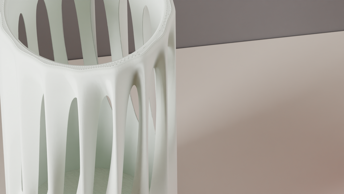 Unique Vase Modern Decor Sliced Vase