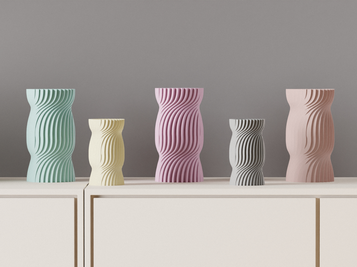 Unique Vase Modern Sweety Shape Geometric Vase