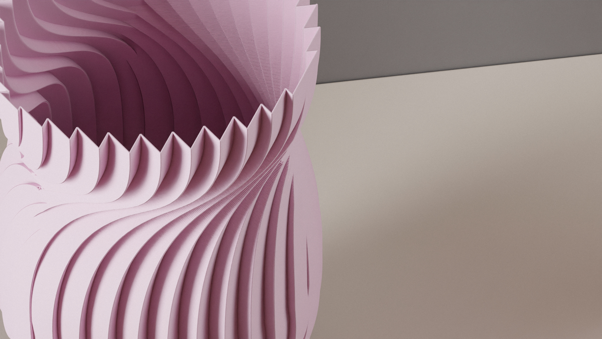 Unique Vase Modern Sweety Shape Geometric Vase