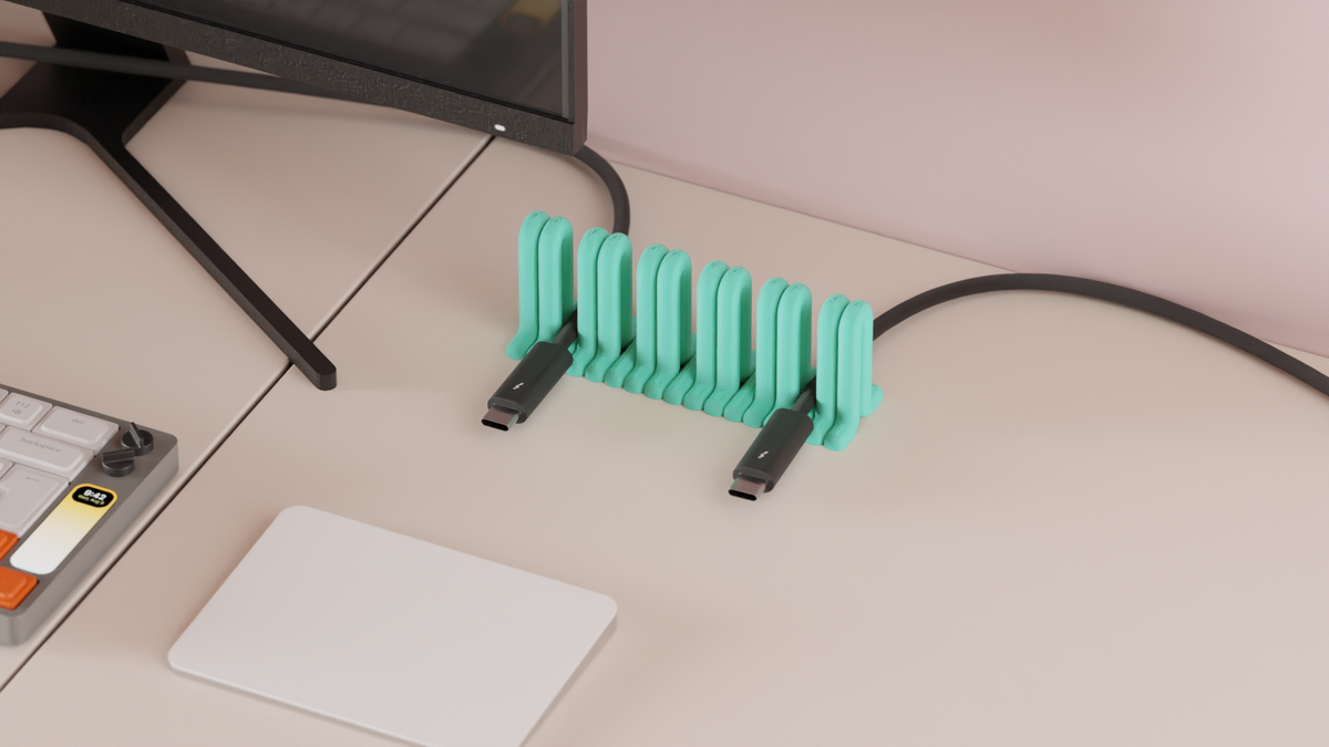 USB Cable Dekstop Clamp