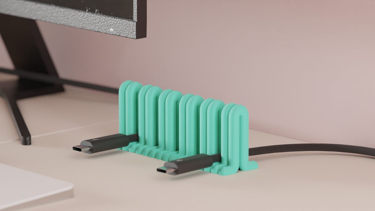 USB Cable Dekstop Clamp