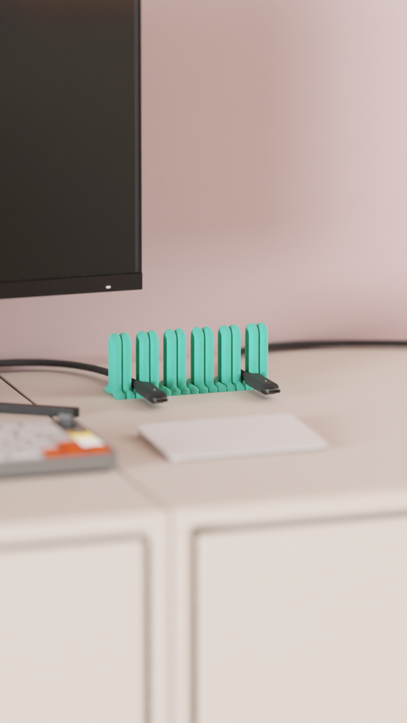 USB Cable Dekstop Clamp