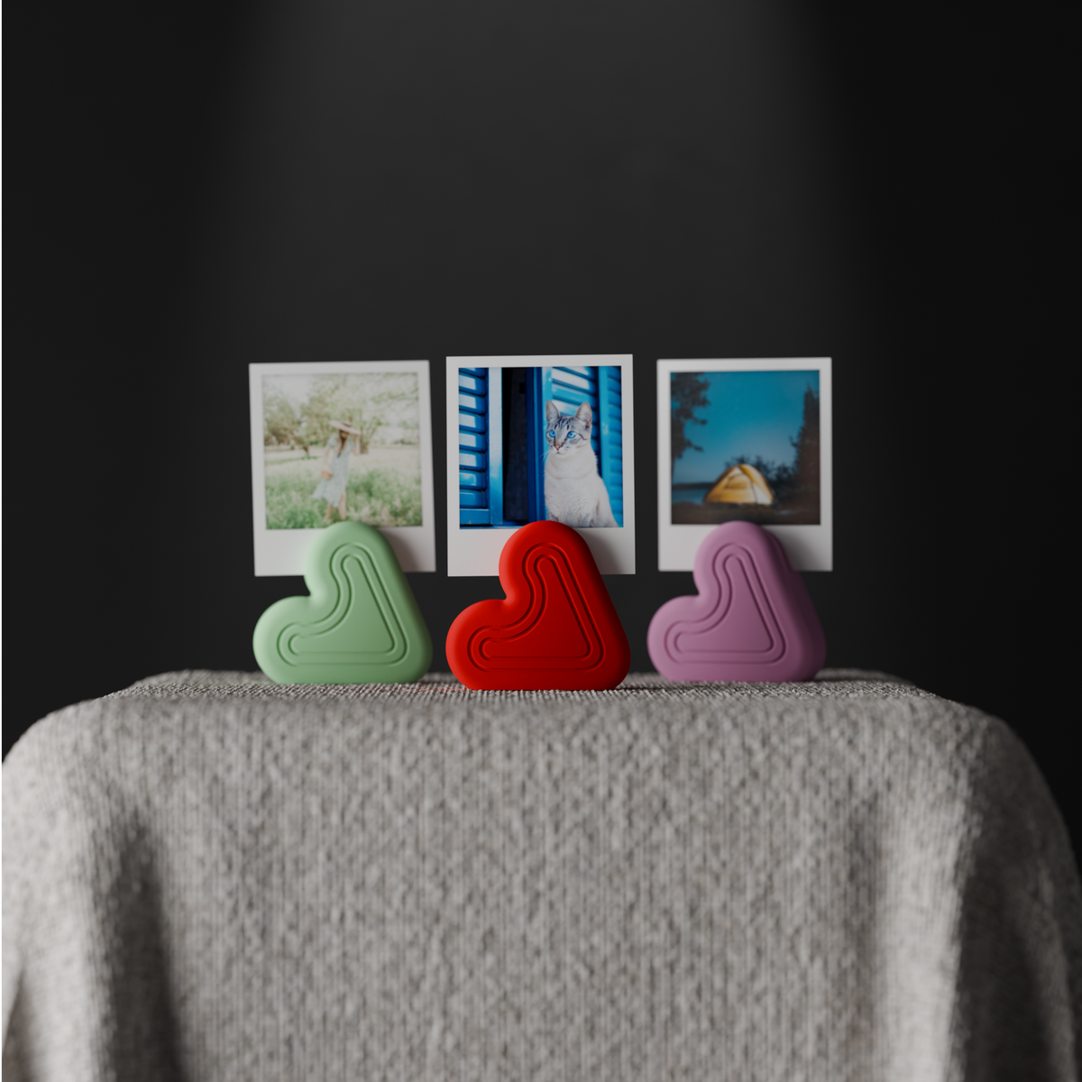 Valentines Heart Photo Stands