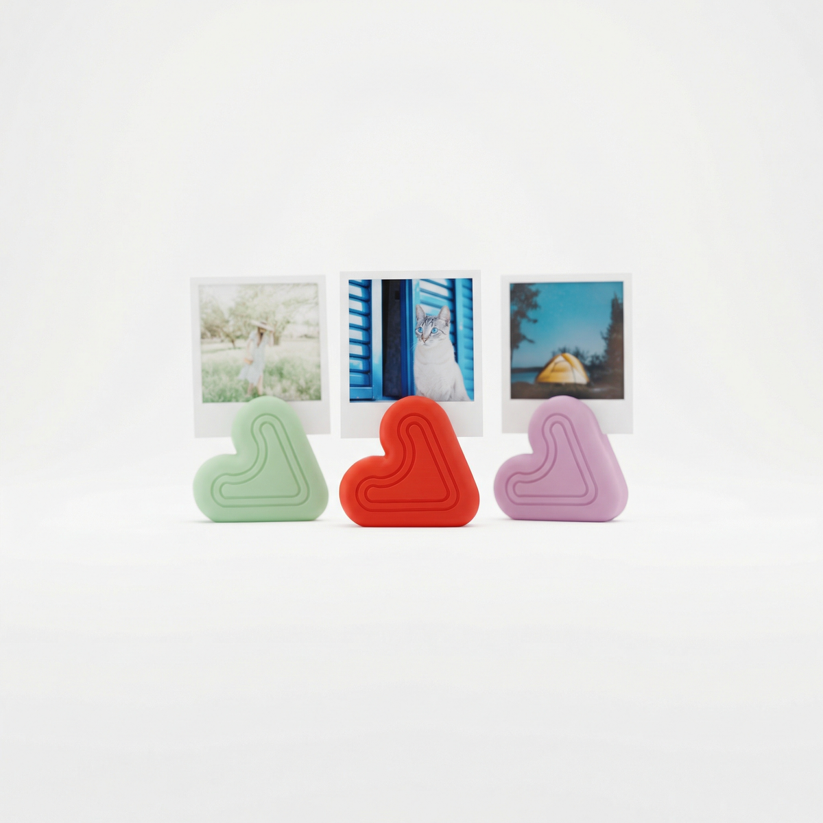 Valentines Heart Photo Stands