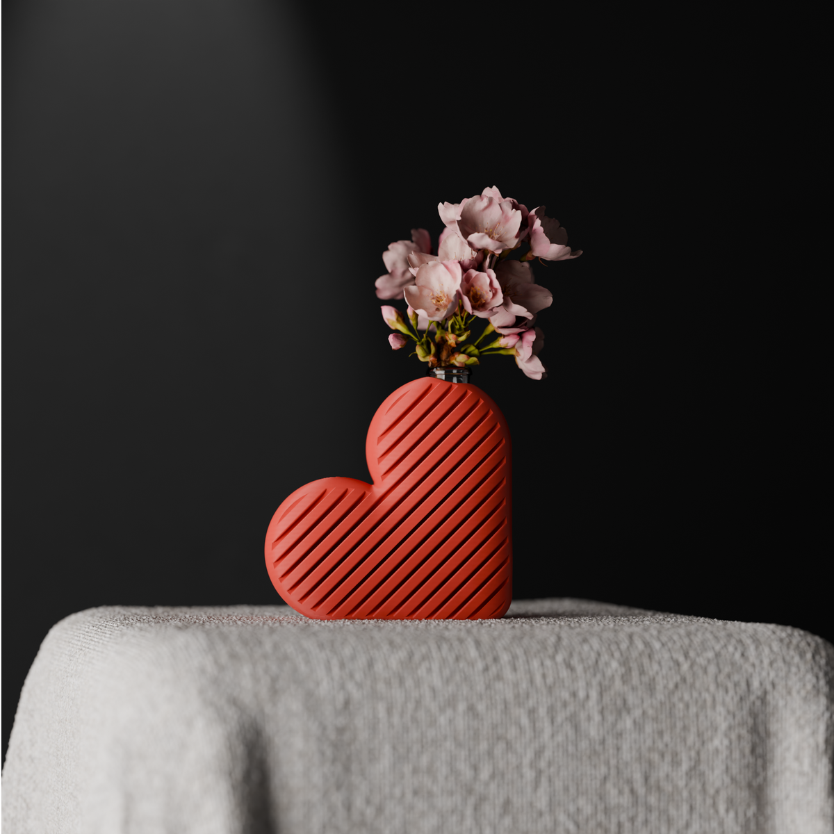 Valentines Heart Vase Propagation Vase Holder