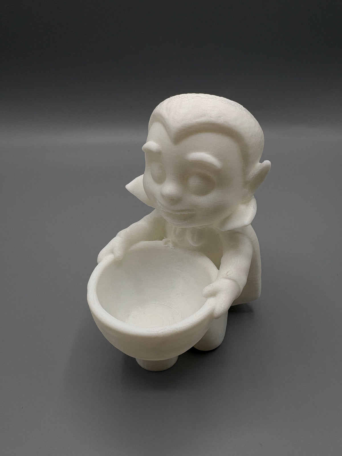 Vampire Candy Bowl Halloween Treat Holder Figurine