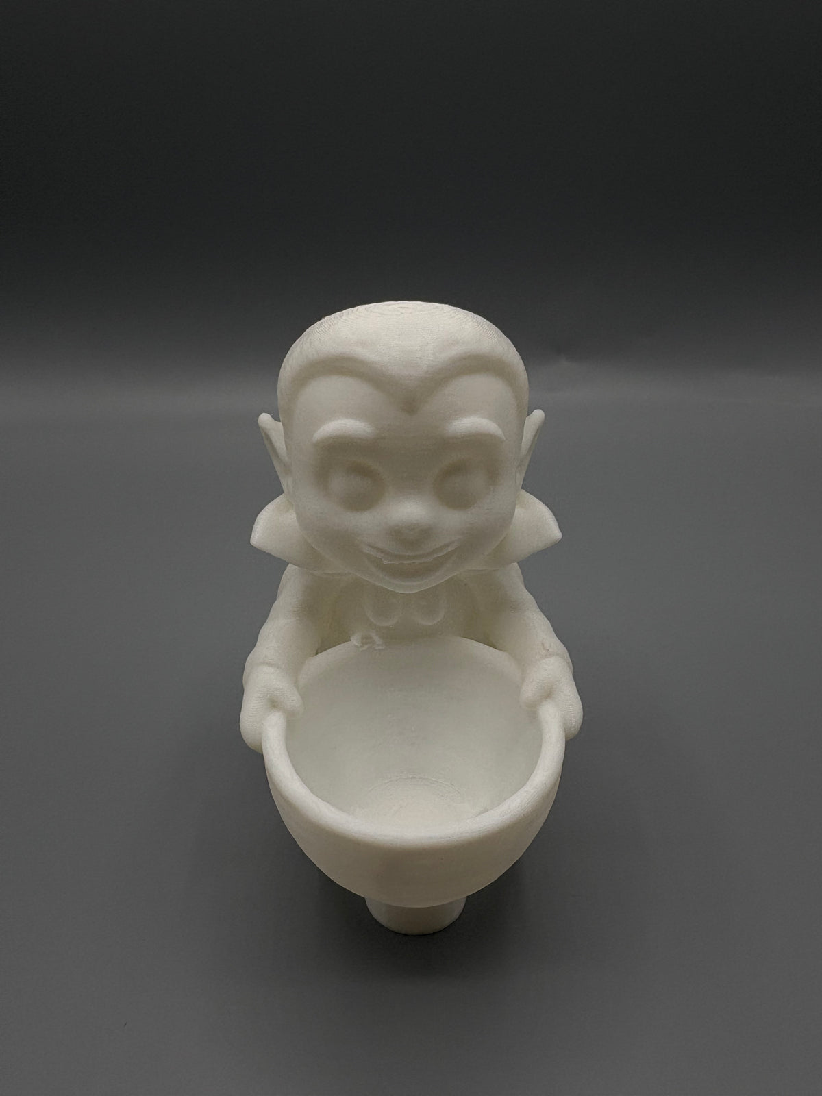 Vampire Candy Bowl Halloween Treat Holder Figurine