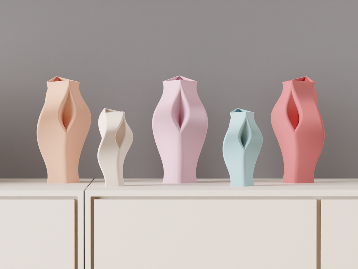 Vase Elegant Sculpture Vase