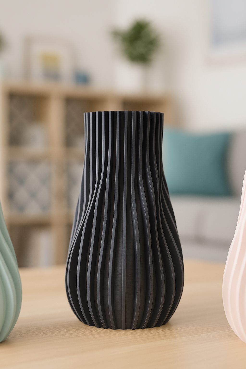 Vase Modern Flowing Sculptural Vase