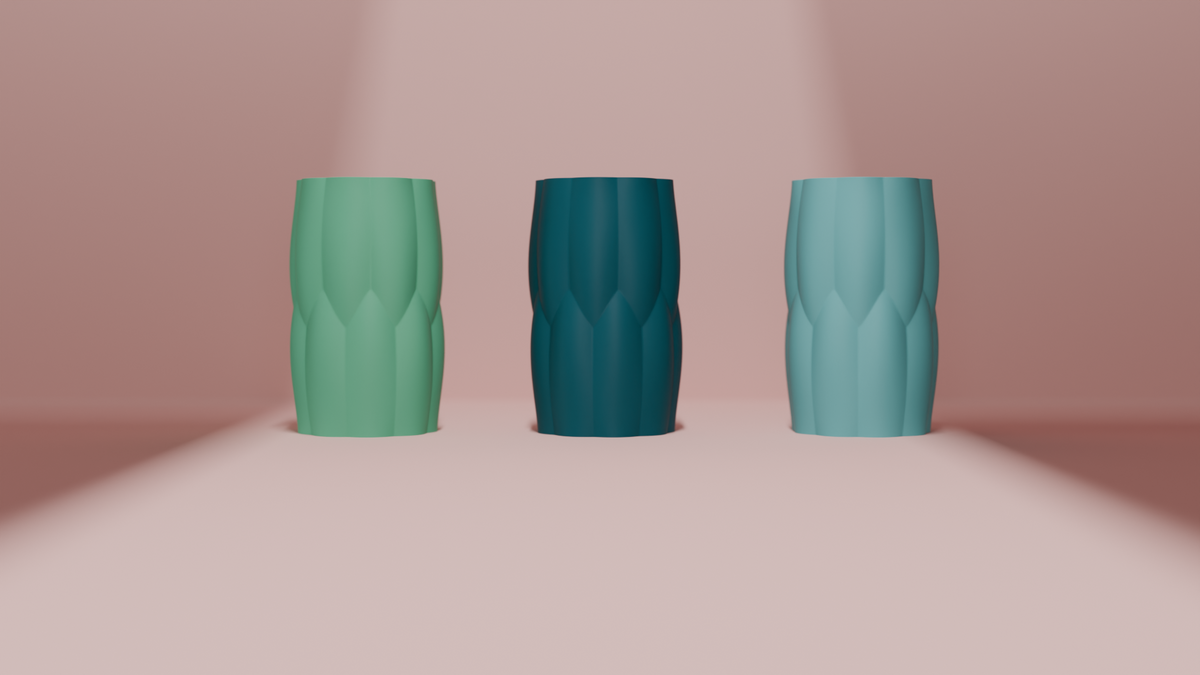 Vase Modern Puffed Vase Sculpture